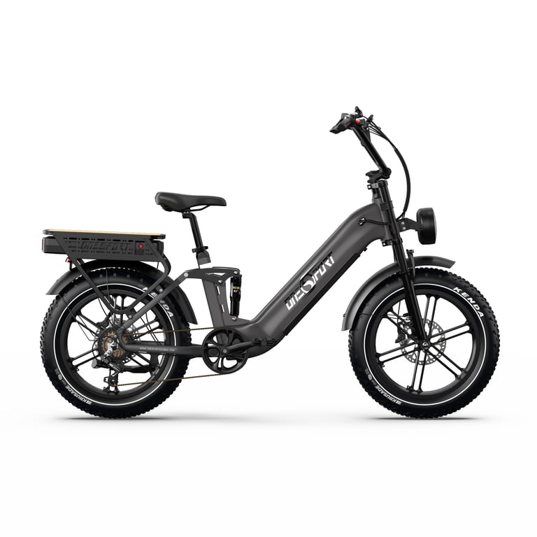 Vélo électrique Onesport OT08 Pro 20 pouces double batterie 48 V 36 Ah suspension intégrale pneus larges Neuf - vue 6