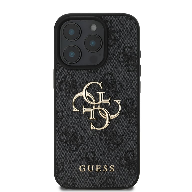 Coque Souple GUESS iPhone 16 Pro Cuir Écologique Logo 4G Oversized - vue 2