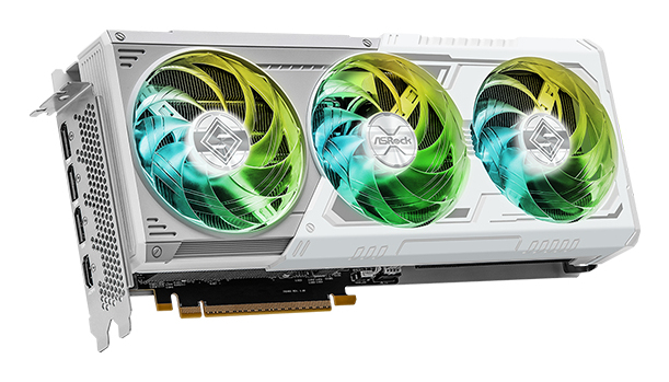 ASROCK Intel Arc B580 Steel Legend 12GB OC - vue 3