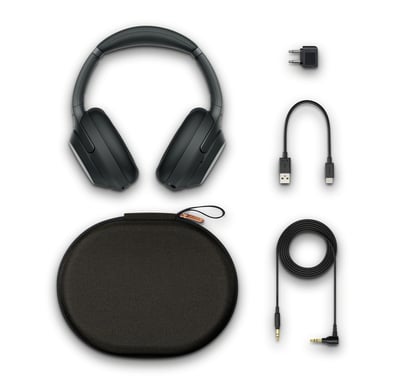 Sony WH-1000XM3 Auriculares Inalámbrico y alámbrico Diadema Llamadas/Música Bluetooth Negro