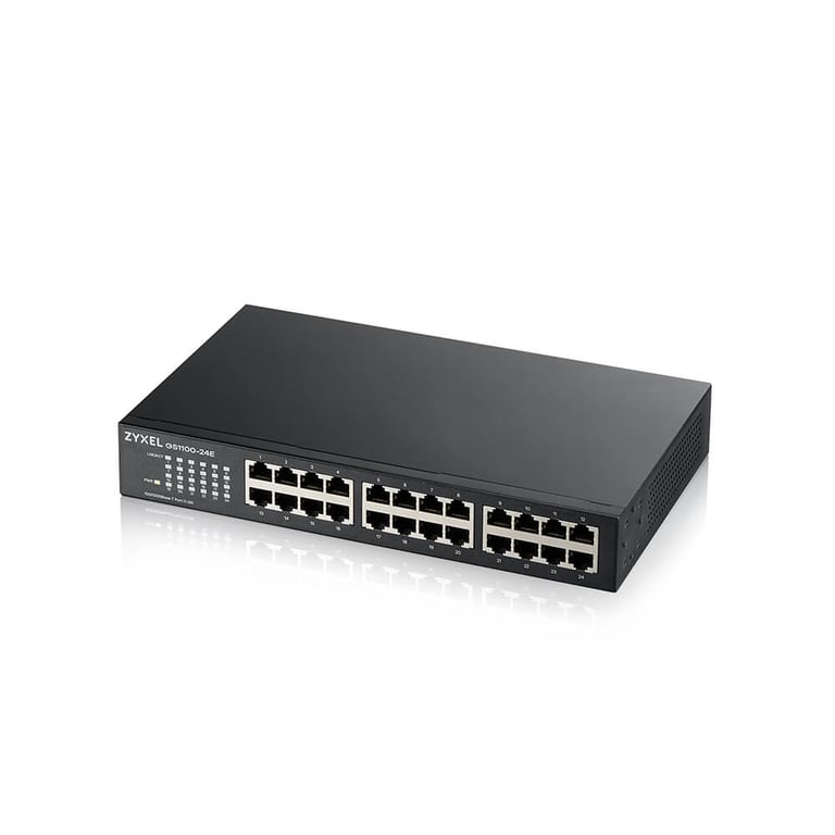 Zyxel GS1100-24E Non-géré Gigabit Ethernet (10/100/1000) Noir - Neuf