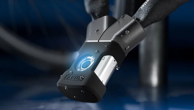 ABUS 7807F/110 Noir, Argent 1100 mm Antivol à chaîne