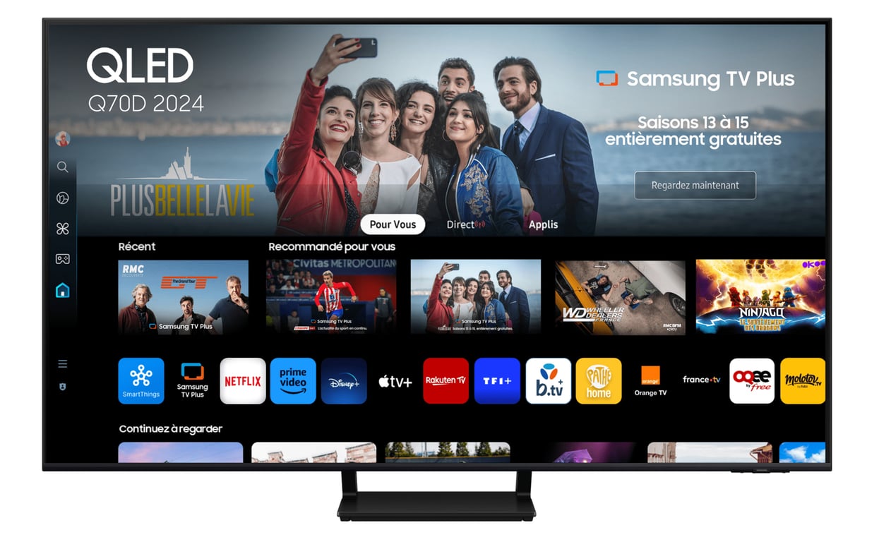 Samsung QLED TQ65Q70D - vue 2