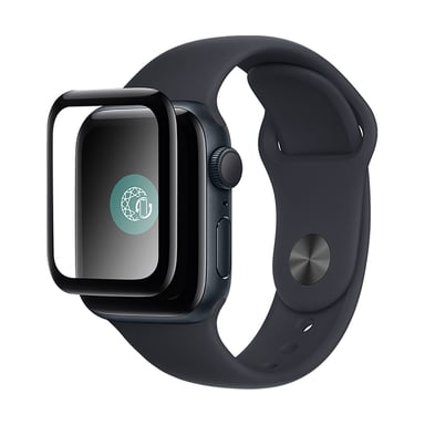 Force Glass Protector de pantalla para Apple Watch 7/8/9 45mm en vidrio templado 3D Transparente