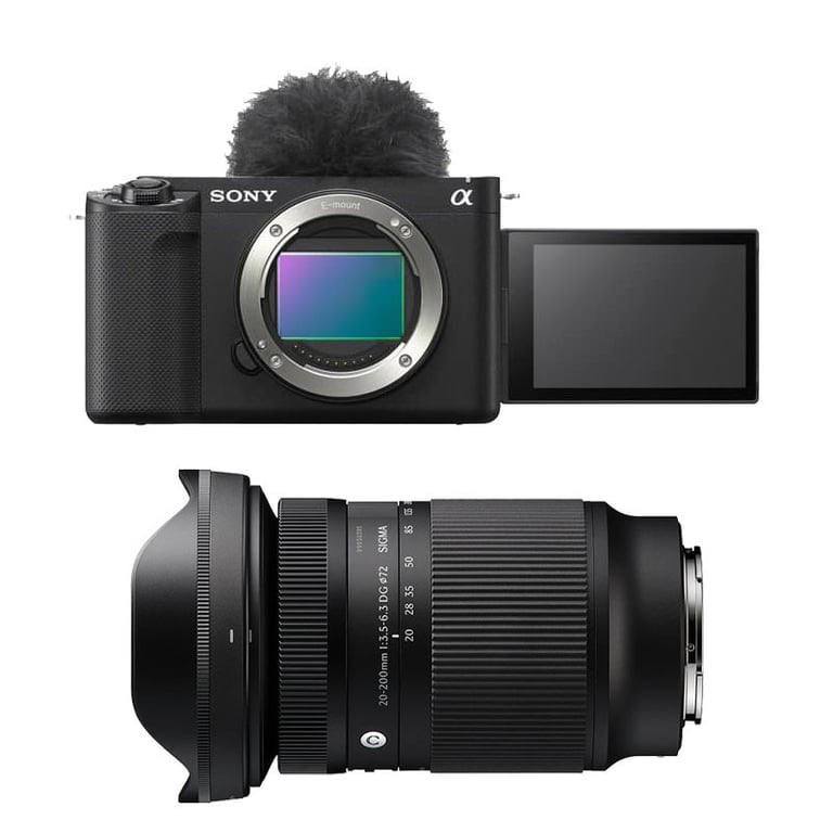 SONY Alpha ZV E1 + Objectif SIGMA 20 200mm f3.5 6.3 Contemporary Garanti - vue 3