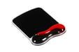 Tappetino per mouse Kensington Duo Gel rosso/grigio scuro