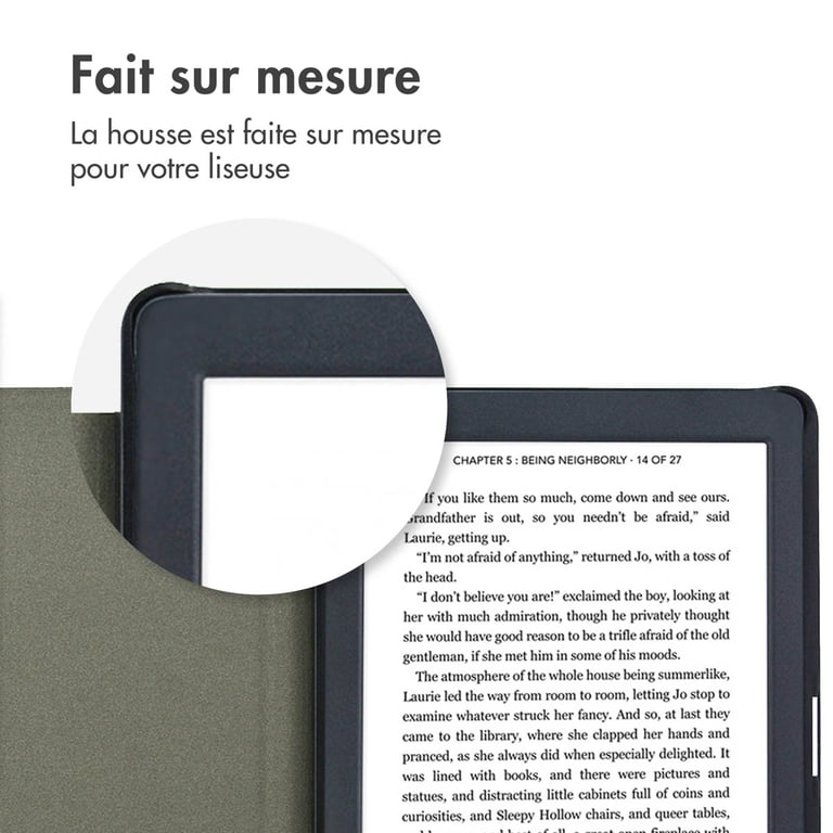 imoshion Étui de liseuse portefeuille Canvas Sleepcover pour Kobo Nia Neuf - vue 2