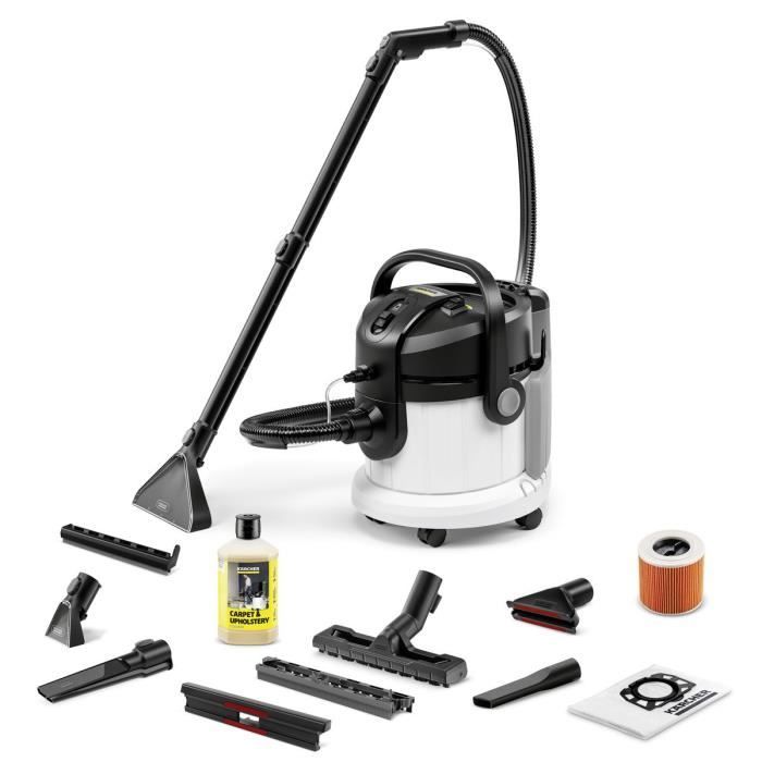 Karcher shampouineuse SE 4 Plus Nouveau Remplace SE 4001 Aspirateur 2 en 1 injecteur extracteur Détachant tâches résistantes