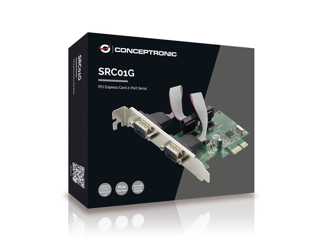 Conceptronic SRC01G carte et adaptateur d'interfaces Interne RS 232 Neuf - vue 2