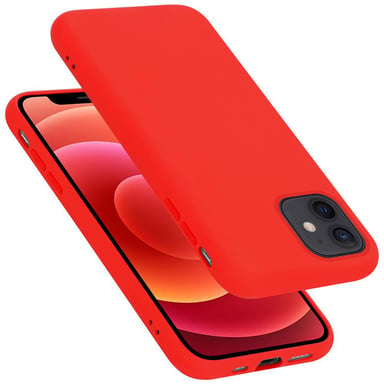 Coque pour Apple iPhone 12 MINI en LIQUID RED Housse de protection Étui en silicone TPU flexible