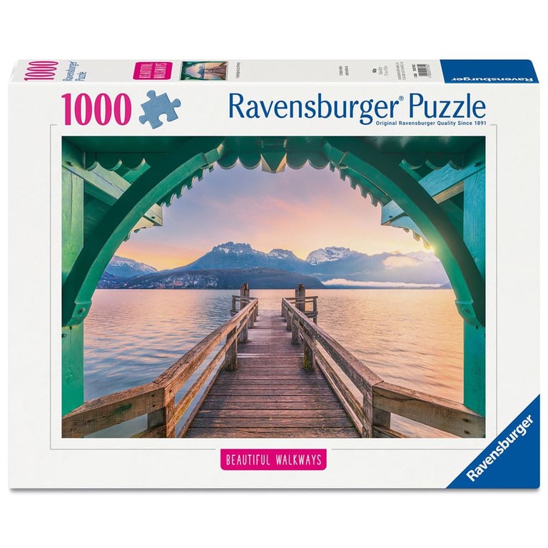 Puzzle 1000 pièces : Passerelle du lac d'Annecy Ravensburger France - vue 8