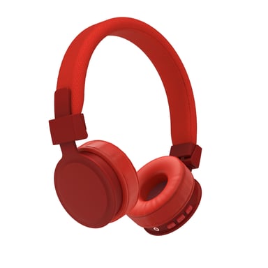 Auricular Bluetooth® ''Freedom Lit'', supraaural, plegable, con micrófono, Rojo