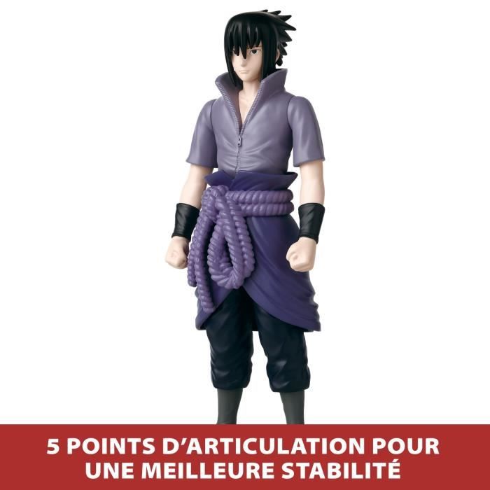 Grande Figurine articulée - Anime Heroes - Naruto Shippuden - Figurine Anime Heroes Mega 30 cm - Sasuke Uchiwa - Neuf