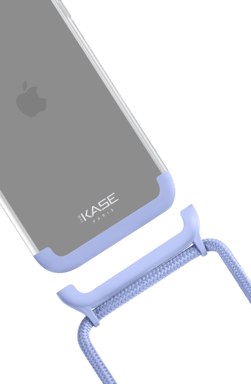 Bandoulière détachable et support 2-en-1 pour Apple iPhone 7/8/SE 2020/SE 2022, Violet Lilas