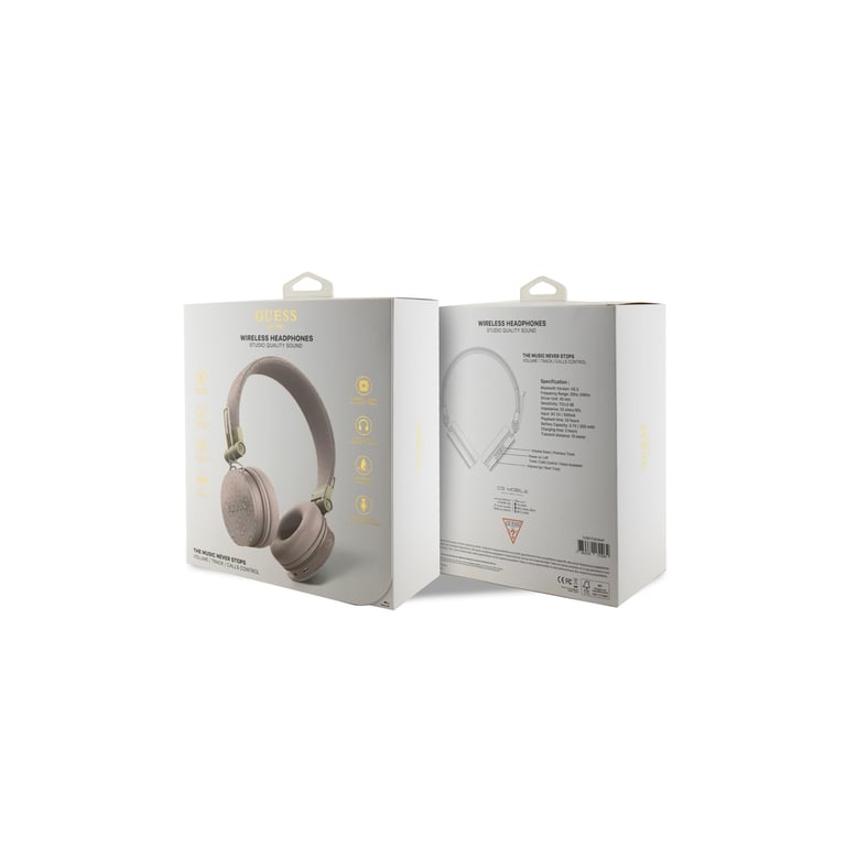 Casque Sans Fil Guess GUBH704GEMK Cuir PU Autonomie 32h IPX4 - vue 5