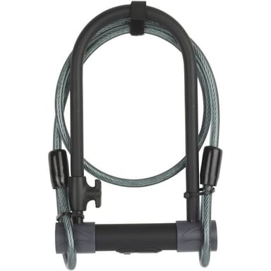 YALE Antifurto a U di Sicurezza - Certificato Sold Secure Silver + Cavo - Per Bicicletta, MTB - 230 x 115 x 13 mm