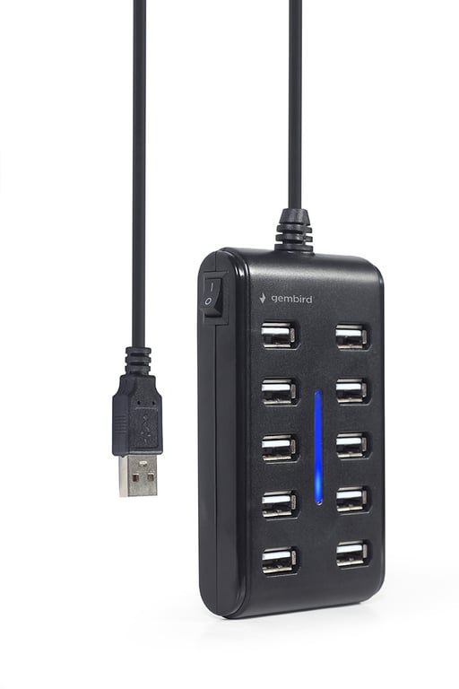 Gembird UHB U2P10P 01 hub & concentrateur USB 2.0 Type A Neuf - vue 2