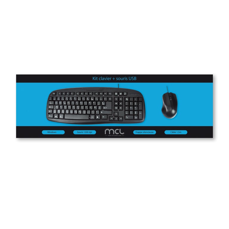 MCL ACK 2012N clavier incluse Universel USB AZERTY Français Neuf - vue 4