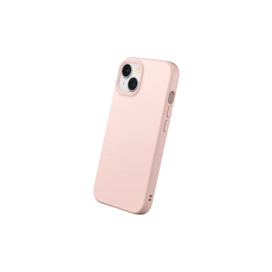 Custodia RhinoShield compatibile con [iPhone 15 Pro] SolidSuit compatibile con Magsafe - Custodia sottile con tecnologia di assorbimento degli urti e finitura Premium Mate - Rosa