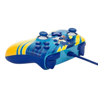 Controller cablato PowerA Sonic Boost per Nintendo Switch, giallo, blu