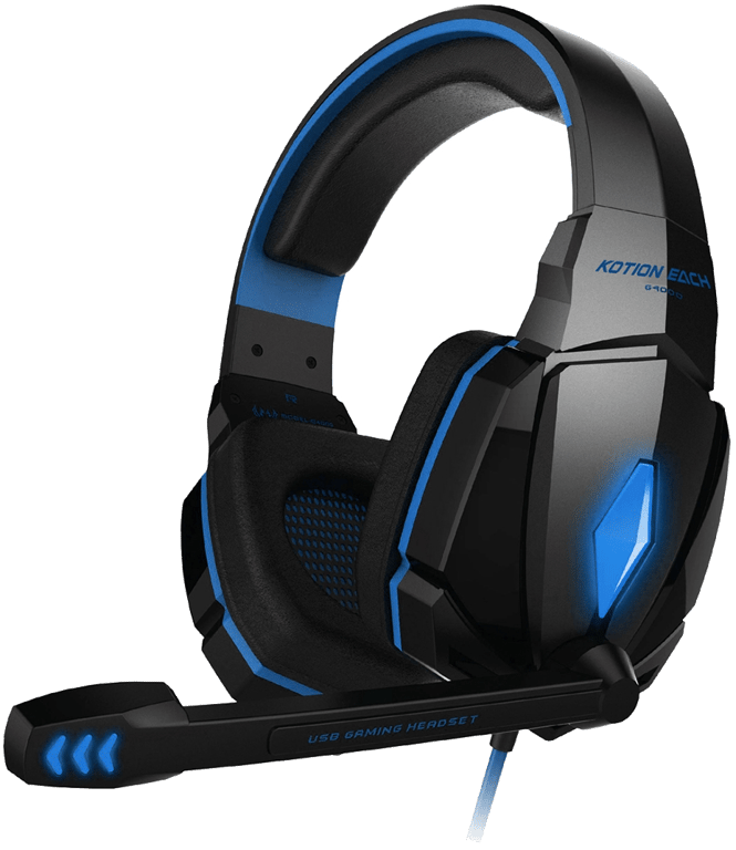 Casque Gamer Pc USB 7.1 Surround Haut-Parleur 50Mm Micro Rétractable LED YONIS