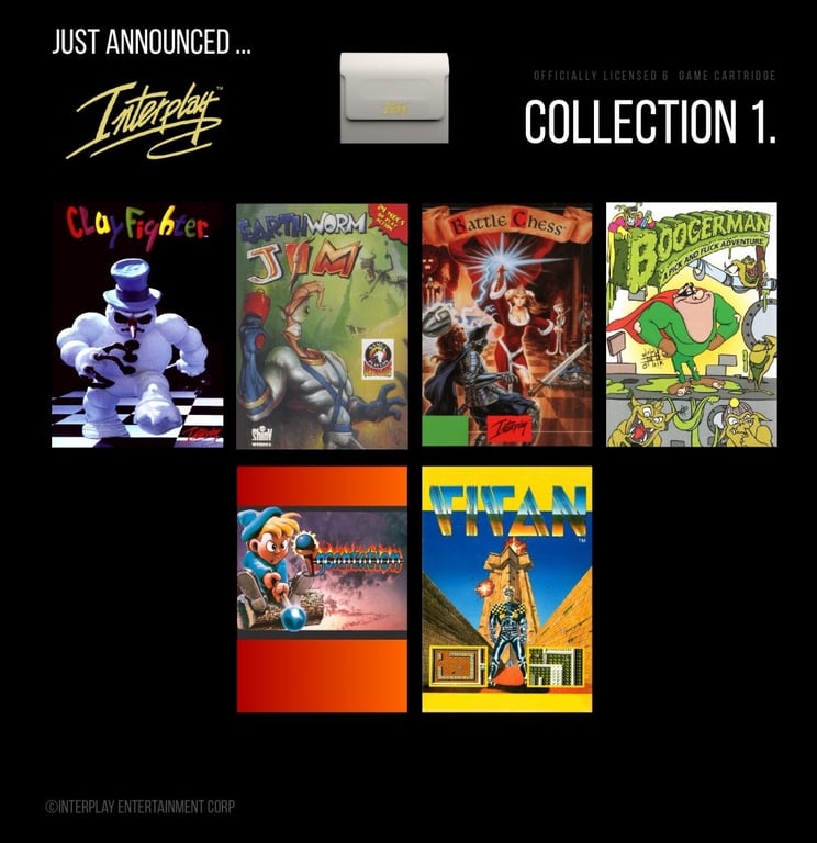 Cartouche Evercade Interplay Collection 1 Console Retro - vue 4