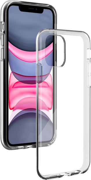 Coque Silisoft souple Transparente pour iPhone 11 Bigben