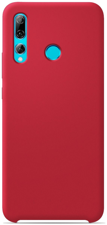 Coque silicone unie compatible Soft Touch Rouge Huawei P Smart Plus 2019