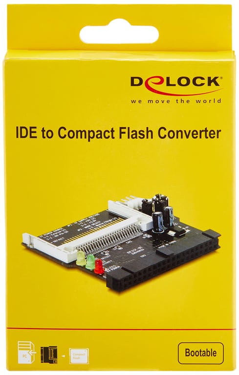 DeLOCK CardReader IDE to Compact Flash lecteur de carte mémoire Neuf - vue 2