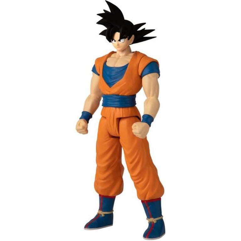 Figurine géante Dragon Ball Bandai Limit Breaker Goku 30 cm articulée épaules et hanches Orange multicolore - Neuf