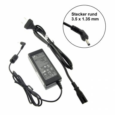 original charger (power supply) for MEDION FSP045-RECN2 with plug 3.5x1.35mm, 19V, 2.37A plug 3.5 x 1.35 mm round