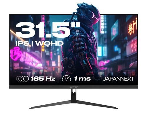 Ecran PC gaming Japannext JN IPS3150WQHDR165 31 5 165 Hz WQHD - vue 3