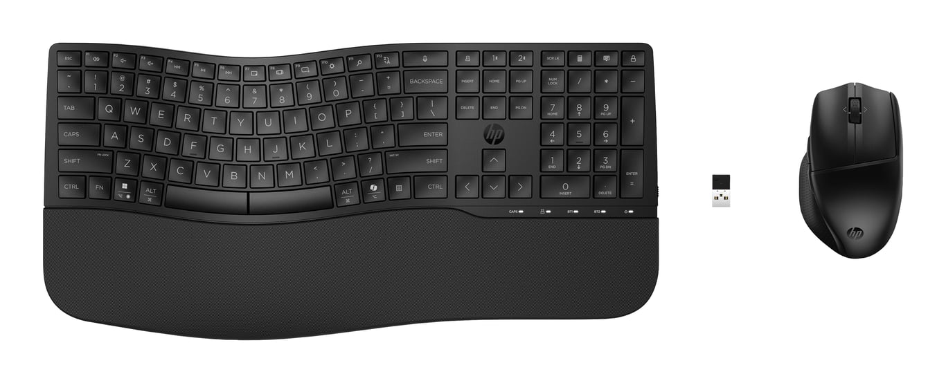 HP 680 CFT Dual Mode KBMse Combo FR clavier incluse Maison RF sans fil + Bluetooth Neuf