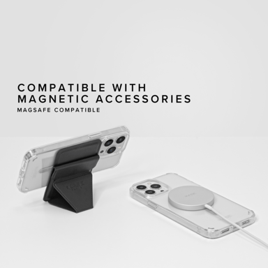 Carcasa antigolpes magnética antibacteriana invisible para Apple iPhone 13 Pro Max, Transparente