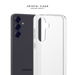 Coque hybride invisible fabriqué avec 83% de plastique recyclé pour Samsung Galaxy S26 5G, Transparente