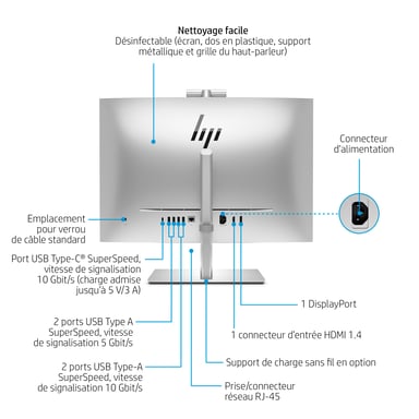 HP 840 G9 Argent Reconditionné - vue 3