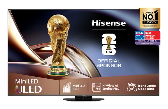 Hisense 65U8Q TV 165,1 cm (65'') 4K Ultra HD Smart TV Wi-Fi Nero, Grigio