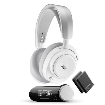 Arctis Nova Pro Omni - Casque Gaming sans-fil SteelSeries, Blanc