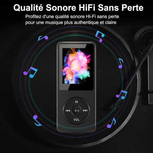 Inovalley Lecteur audio MP4 ultraslim avec Bluetooth - Neuf Multicolore - vue 2