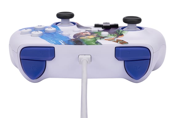 PowerA 1526548-01 accessorio per videogiochi Blu, bianco Controller analogico USB per Nintendo Switch