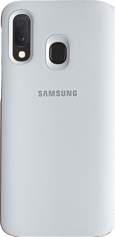 Folio Flip Wallet Cover Blanc pour Samsung G A20e Samsung