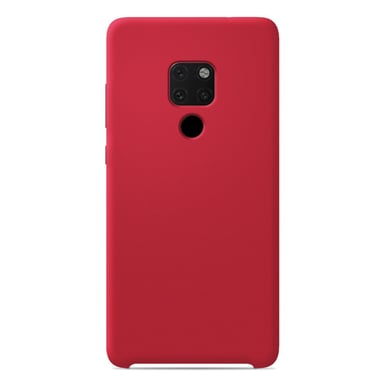 Coque silicone unie Soft Touch Rouge compatible Huawei Mate 20