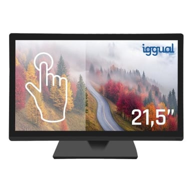 Schermo Touchscreen Full HD Iggual 21,5'' 1080p USB HDMI VGA design compatto