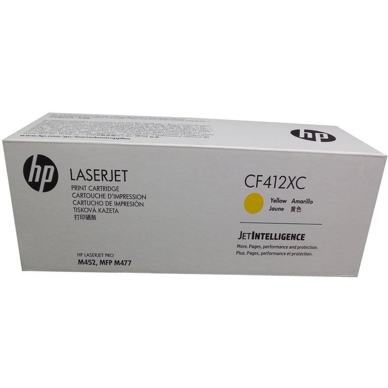 HP 410X Contract High Yield Yellow Original LaserJet Toner Cartridge - Neuf