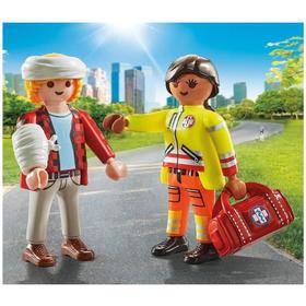 Playmobil 71506 Paramedico Con Paciente