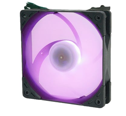 Scythe KF1225FD18AR-P système de refroidissement d'ordinateur Boitier PC Ventilateur 12 cm Noir, Blanc 1 pièce(s)