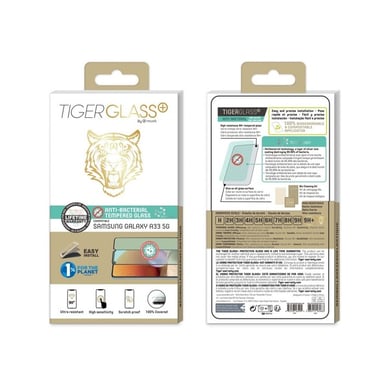 Tiger Glass Plus Verre Trempe Antibacterien Samsung Galaxy A33 5G
