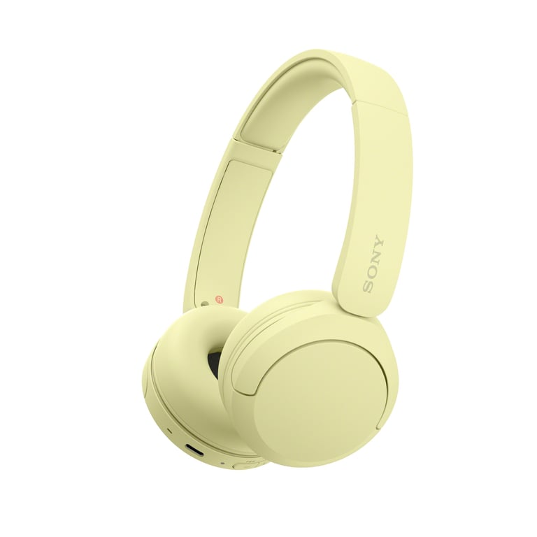 Sony WHCH520Y.CE7 écouteur/casque Sans fil Arceau Appels/Musique USB Type-C Bluetooth Jaune - Neuf