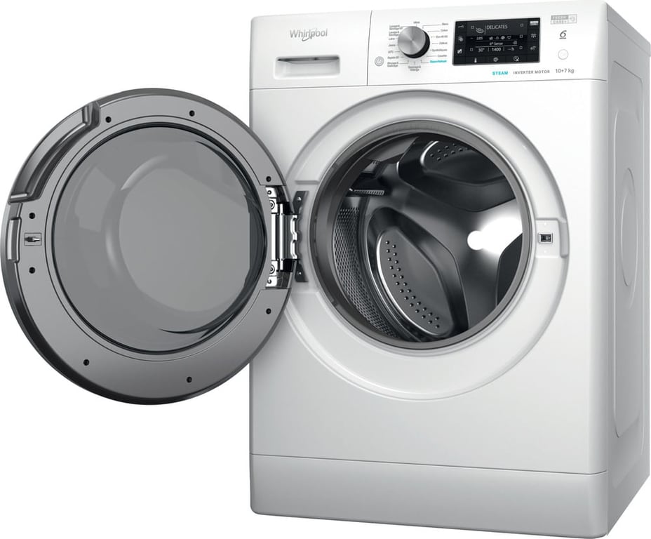 Lave-Linge Séchant Whirlpool FFDD1074489BVFR – 10 Kg Lavage / 7 Kg Séchage FreshCare+ - vue 6