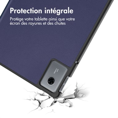 imoshion Coque tablette Trifold pour Lenovo Idea Tab - Bleu foncé